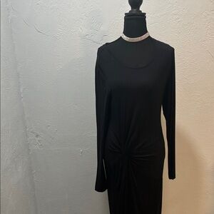 Fabletics Black Long Sleeve Dress